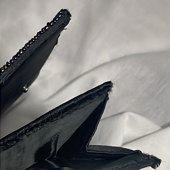 Vintage Sequined Crossbody Clutch Evening Bag w/ 40” Black Twist Rope Cord - Picture 12 of 12